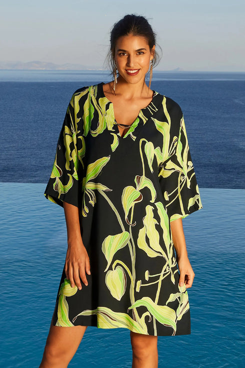 Lise Charmel B88 Fleurs De Nuit Tunic Beach Cover-up